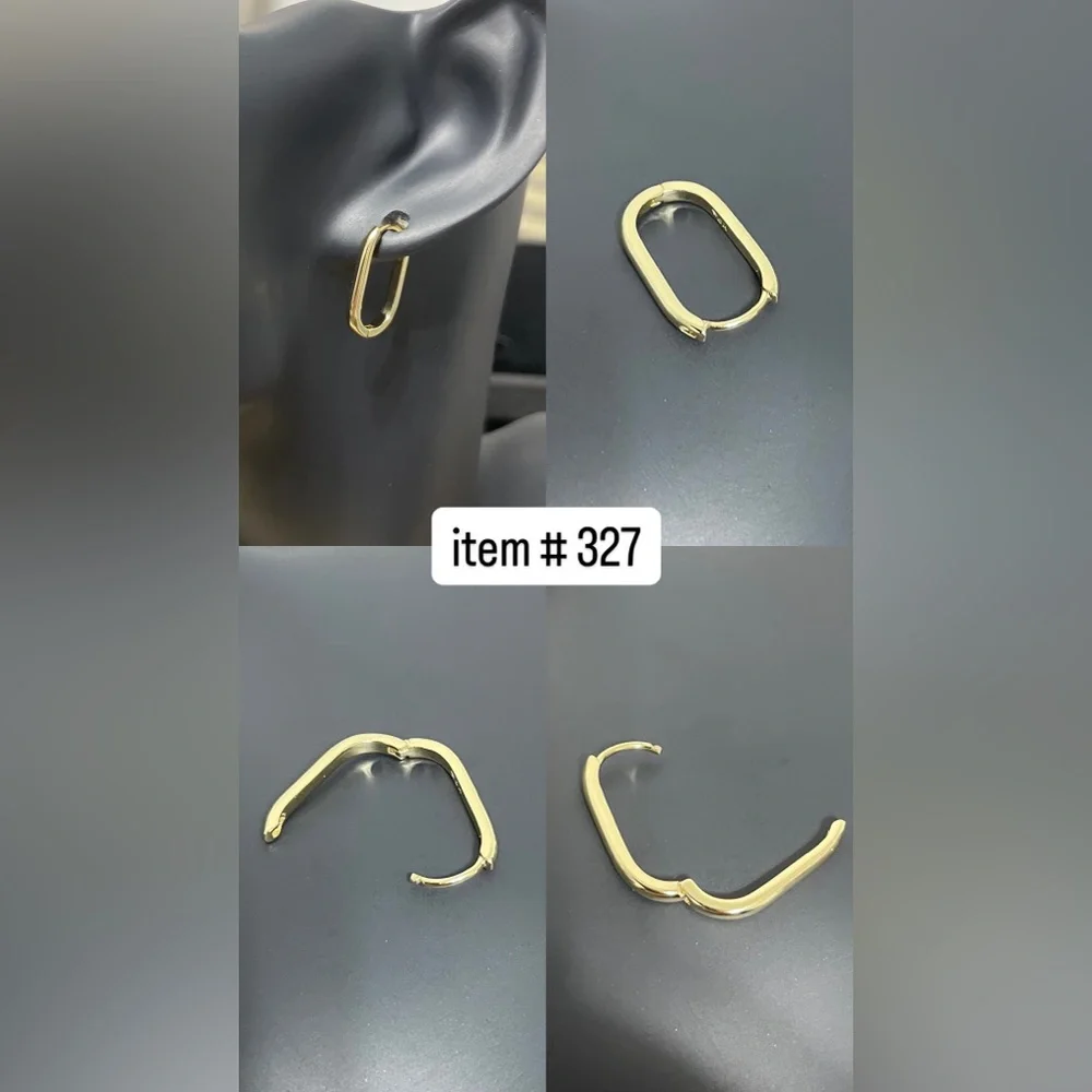 Paperclip Earrings - Picture 3 of 3